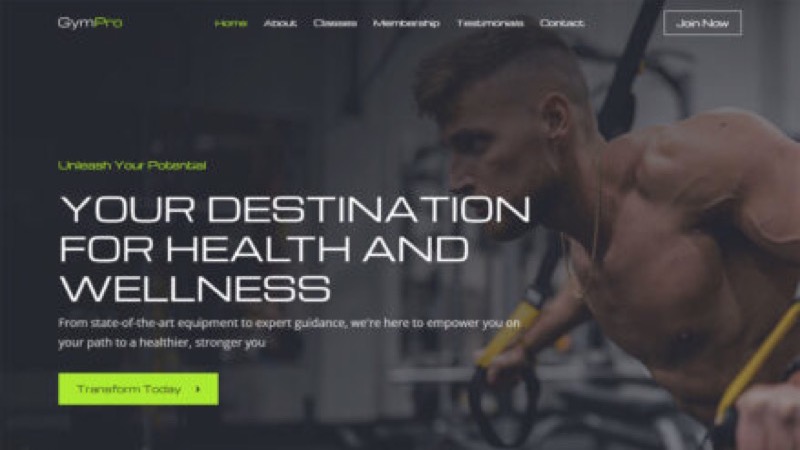 Design Fitnessstudio Pro