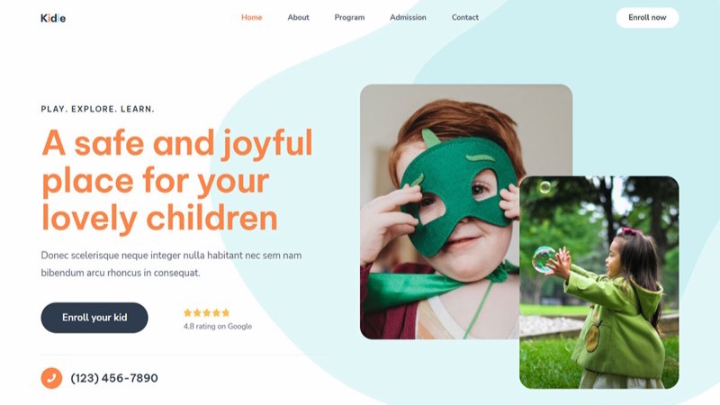 Design Kinderbetreuung