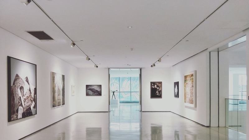Design Website für Kunstgalerien